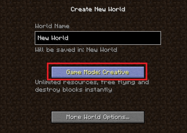 How to Turn on Creativity in Minecraft
