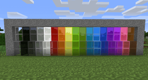 How Paint Glass in Minecraft
