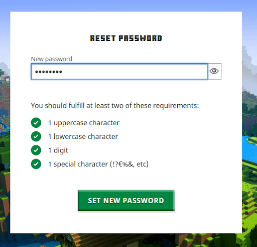 How Change the Password in Minecraft