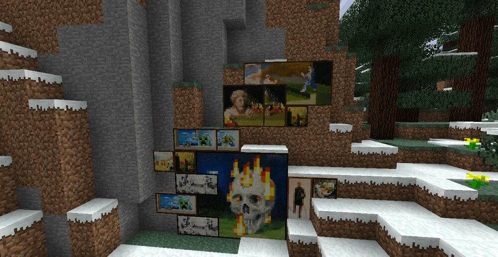 How to make a Picture in Minecraft