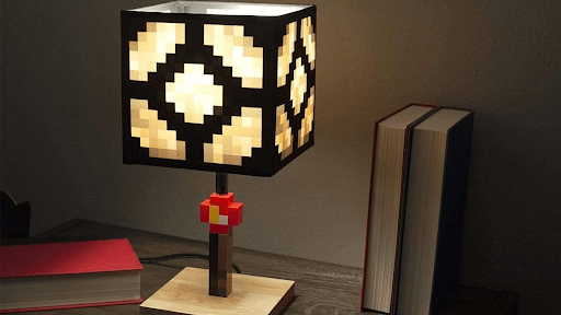 How to make a lamp in minecraft
