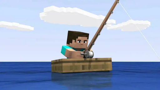 How to make a fishing rod in minecraft