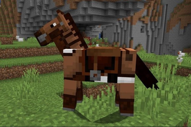 Saddle in Minecraft